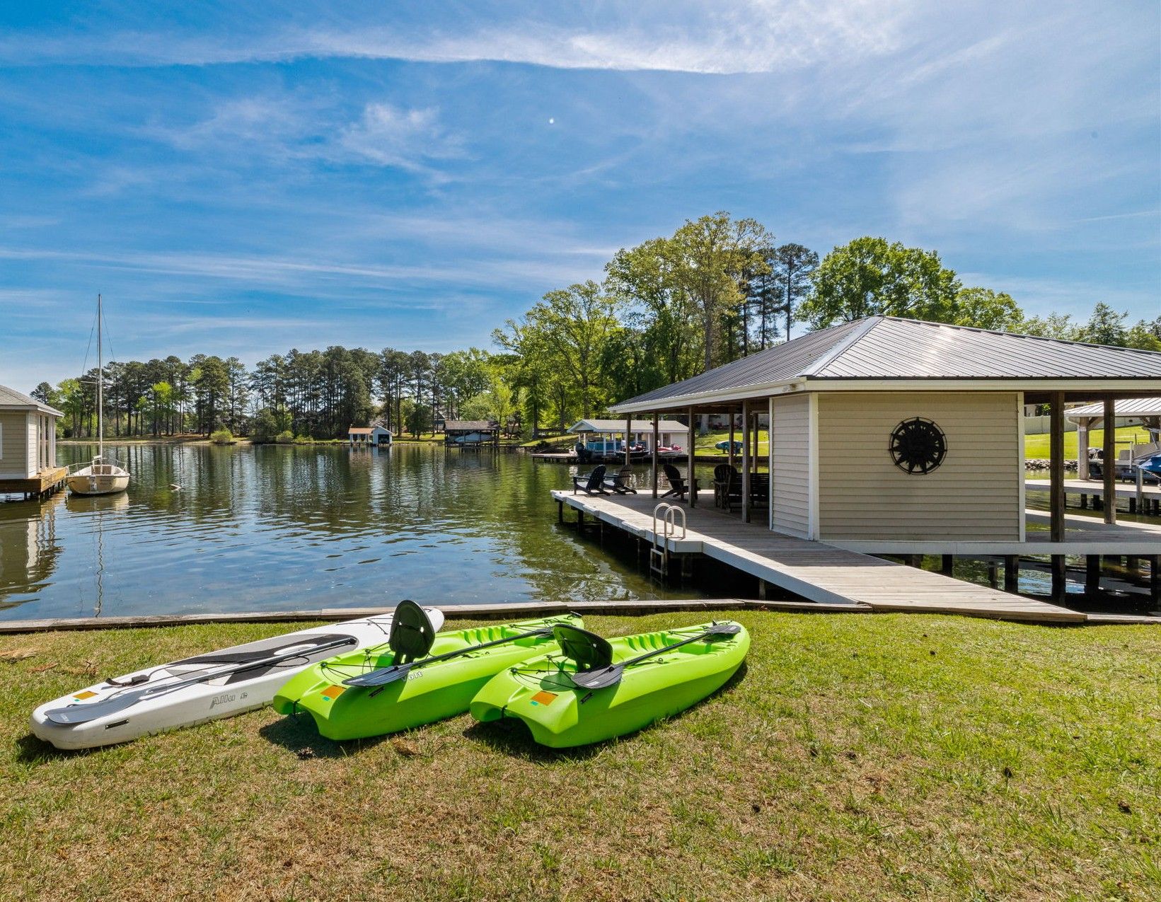 Keeping It Reel flat waterfront setting