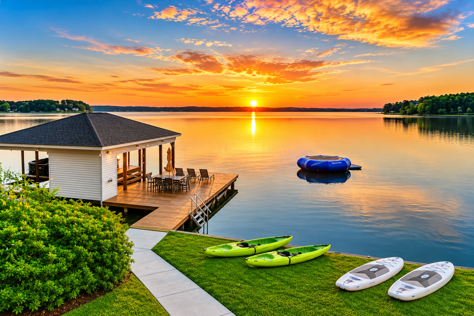 Luxury Lake Gaston vacation rental home